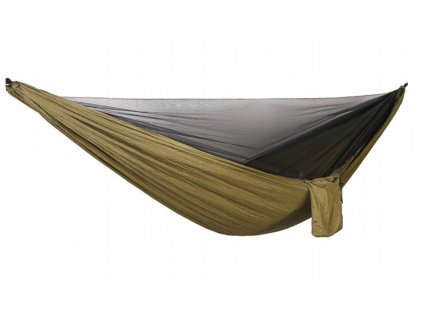 VEĽKÉ hojdacia sieť s moskytiérou a bezpečnostné pásy 270x140cm_0