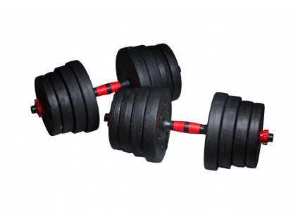 30 kg činky, sada 2x15 kg, závažia, tyč_0