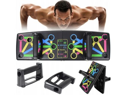Rukoväť, podpera na kľuky - Doska s fitness tréningovými konzolami 12_0