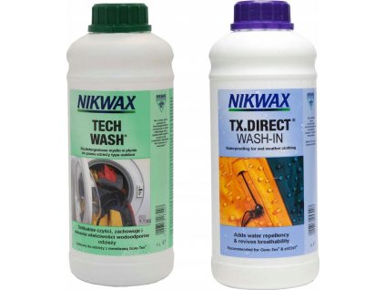 Nikwax Tech Wash + TX Direct Kvapaliny 2x1L + impregnácia_0