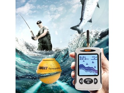 Sonar Ryby Finder Bezdrôtový detektor rýb_0