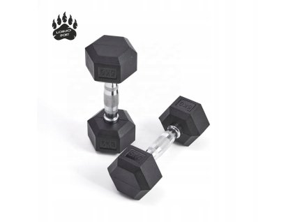 Činka HEX šesťhranná 4 kg pogumovaná 1 ks_0