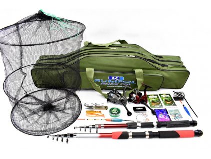 Nastaviť 2Wędki Rybárske+cievky+prípade and AKS_0