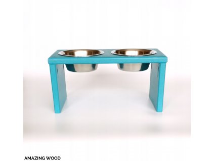 Miska pre psov - Drevený stojan na misky pre psov VYSOKÁ KVALITA_0