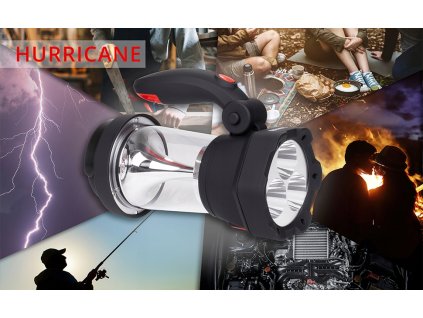 Duronic Hurikán Lampa Dynamo USB travel SOS_0