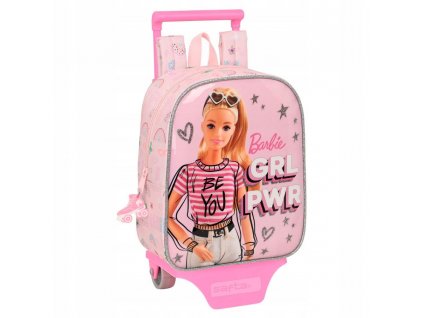 Plecak szkolny na kolkach Barbie Safta