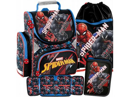 Aktovka - Venom Schoolbag Spiderman pre chlapcov_0