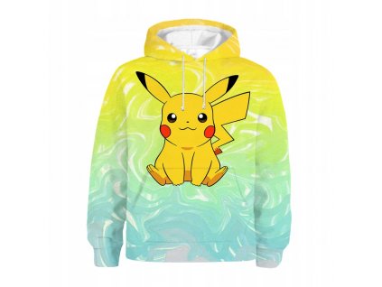 Pokémon - Detská mikina Pokémon Pikachu veľkosti vzory_0