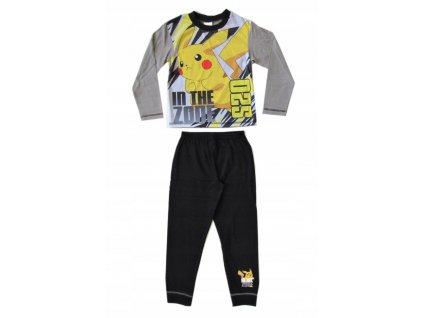 Pokémon - Pokemon pikachu pyžamá za 128 cm hs52_0