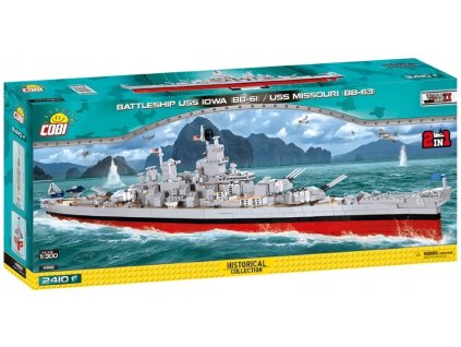 Bitevná loď malej armády Cobi USS Iowa / Missouri_0
