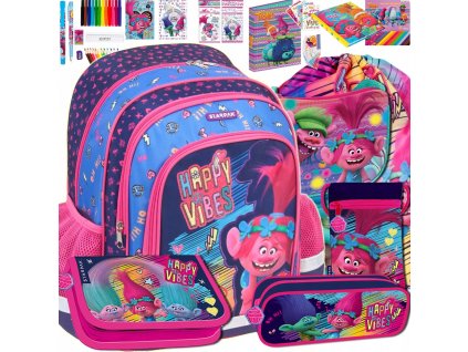 Aktovka - Veľký Bathpack School Bag Light School Trolls_0