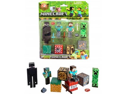 Minecraft  - Big Sada Minecraft Crepper Enderman TnT číslach_0