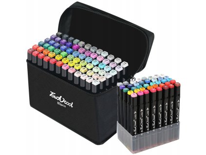 Alkoholické markery Dotknite sa Cool Pro Set 80 kusov_0