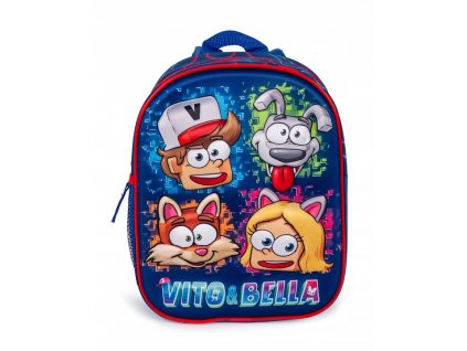 VITO i BELLA MALY PLECAK 3D SZKOLA 2021 2022 Marka Vito Team