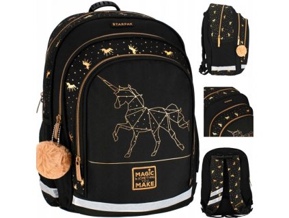 PLECAK TORNISTER SZKOLNY JEDNOROZEC DLA KLASY 1 3