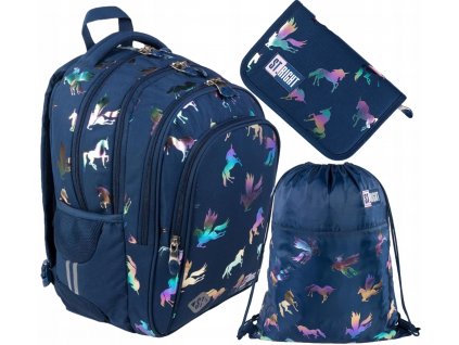 ZESTAW ST RIGHT PLECAK SZKOLNY PIORNIK WOREK