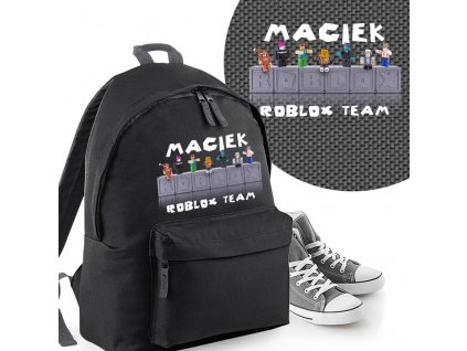 PLECAK SZKOLNY Mlodziezowy MiX WZOROW ROBLOX IMIE