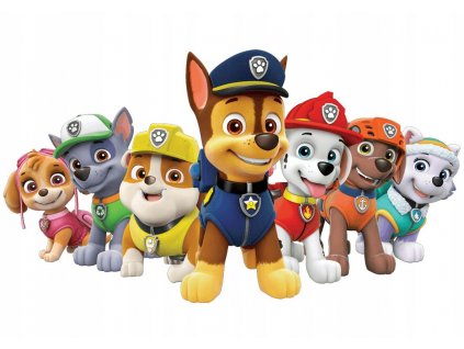 NÁLEPKY NA STENU - PSI PATROL 100X70_0