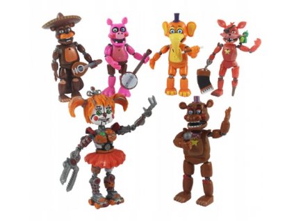 OBRÁZKY FNAF Päť nocí na Freddys LED 14CM 6PCS_0