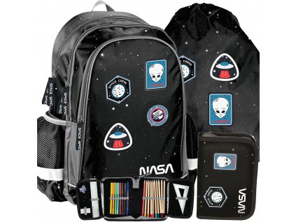 Školská taška, batoh - Škola Nasa školských chlapcov na 1 kozmickú loď triedy_0