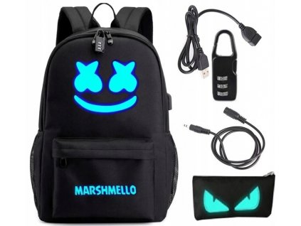 Školská taška, batoh - MARSHMELLO BACKPACK ŽIVOTNÁ ŠKOLA USB PUTHUL_0