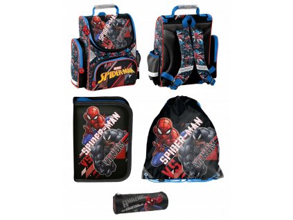 Aktovka - Spiderman Spider Man SchoolBag ceruzky Puzdro_0
