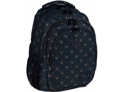 Školská taška - batoh, set, zostava - Hash School Bathpack Youth Black Deer_5