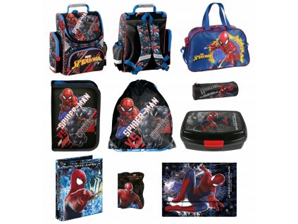 Aktovka - Spiderman Venom SchoolBag ceruzky vrece_0