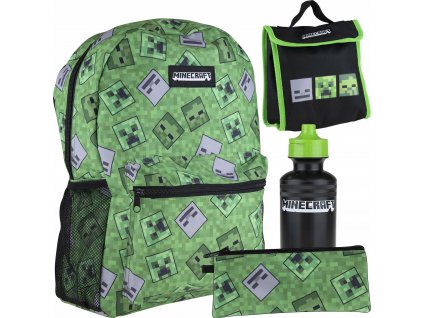 MINECRAFT ZESTAW PLECAK TORNISTER SZKOLNY Oryginal