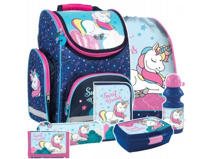 Aktovka - SADY 7 el. UNICORN SCHOOL TORNISTER UNICORN_0