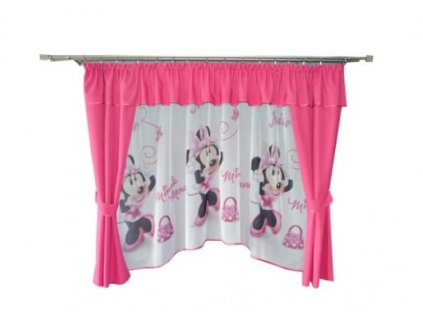 Detské záclony NASTAVIŤ DISNEY Land Minnie INN_0