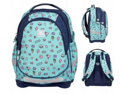 PLECAK SZKOLNY TORNISTER PIKSELE DLA DZIEWCZYNKI