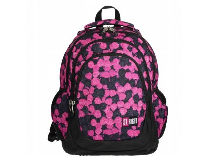 Školská taška, batoh - ŠKOLSKÝ BATOH 4 komory ST.PRAVÉ BOBU malina_3