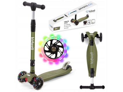 Kolobežka - Trojkolský skúter pre deti LED KIDWELL VENTO_0