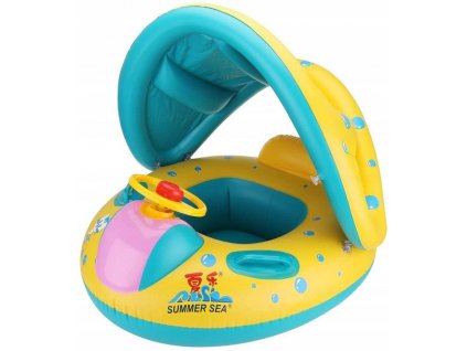 Nafukovací plavecký kruh so šiltom_0