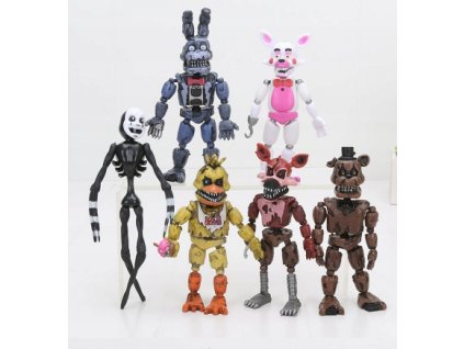 OBRÁZKY FNAF Five Nights At Freddys LED 14CM 6 KS_0
