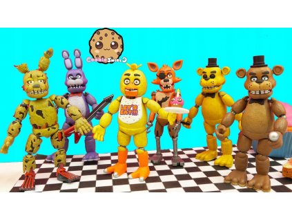 Five Nights at Freddy's Foxy Pirat Springtrap FNAF_2