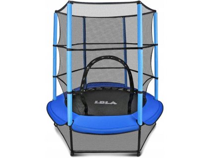 Tramplolína  - TRAMPOLÍNA PRE DETI S OKAMŽIČKOU MODROU Ø140 CM_0
