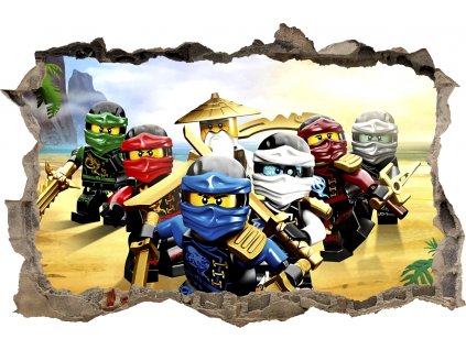 NÁLEPKY NA STENU LEGO NINJAGO Otvor 81 100x65cm_0