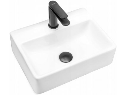 Umývadlo -  Malé umývadlo na dosku KAMA biele 40x30_0