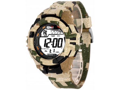 OCEANIC Taktické detské Hodinky S Kamuflážou_0