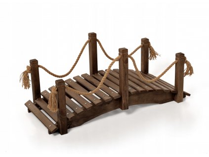 Detské ihrisko -  Drevený most 100 cm palisander_0