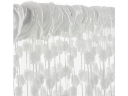 Detské záclony Dieťa Loptu Cestoviny 250x240 White_0