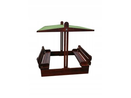 Detské pieskovisko - Drevené pieskovisko uzavreté 150 cm_0