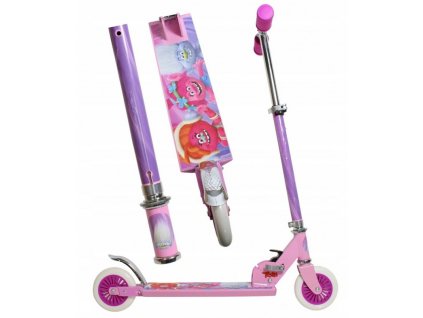 Kolobežka - SKÚTRE Trollovia Trollovia DVOJKOLESKOVÉ SKLÁDACIE RUŽOVÉ_0