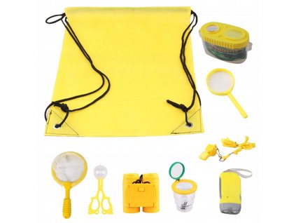 9ks Lupa s detským zväčšením, vonkajšie kempingové pozorovacie tele_0