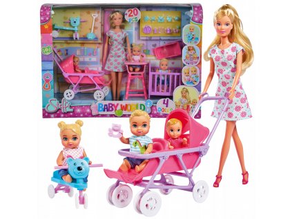 SIMBA LALKA STEFFI DZIECIECY POKOJ WOZEK DZIECI