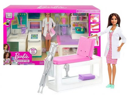 LALKA BARBIE U LEKARZA ZAKLADAMY GIPS szpital