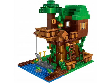 MINECRAFT DOM NA TREE KOMPATIBILNÉ bloky. od LEGO_0