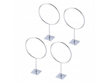 4 ks železný stojan na loptu pre upevnenie na stenu_0